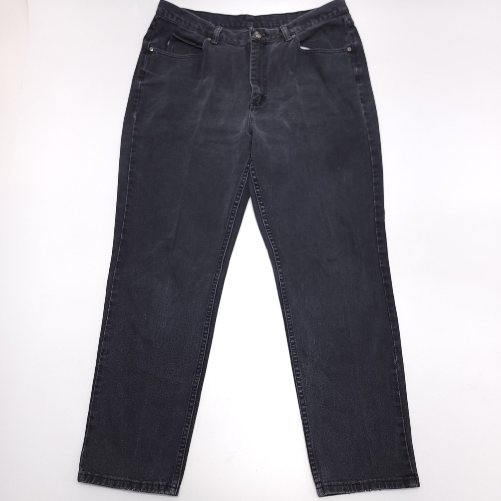 Chic Jeans Black Denim Women's‎ Size 18 36x30 Vintage Mom